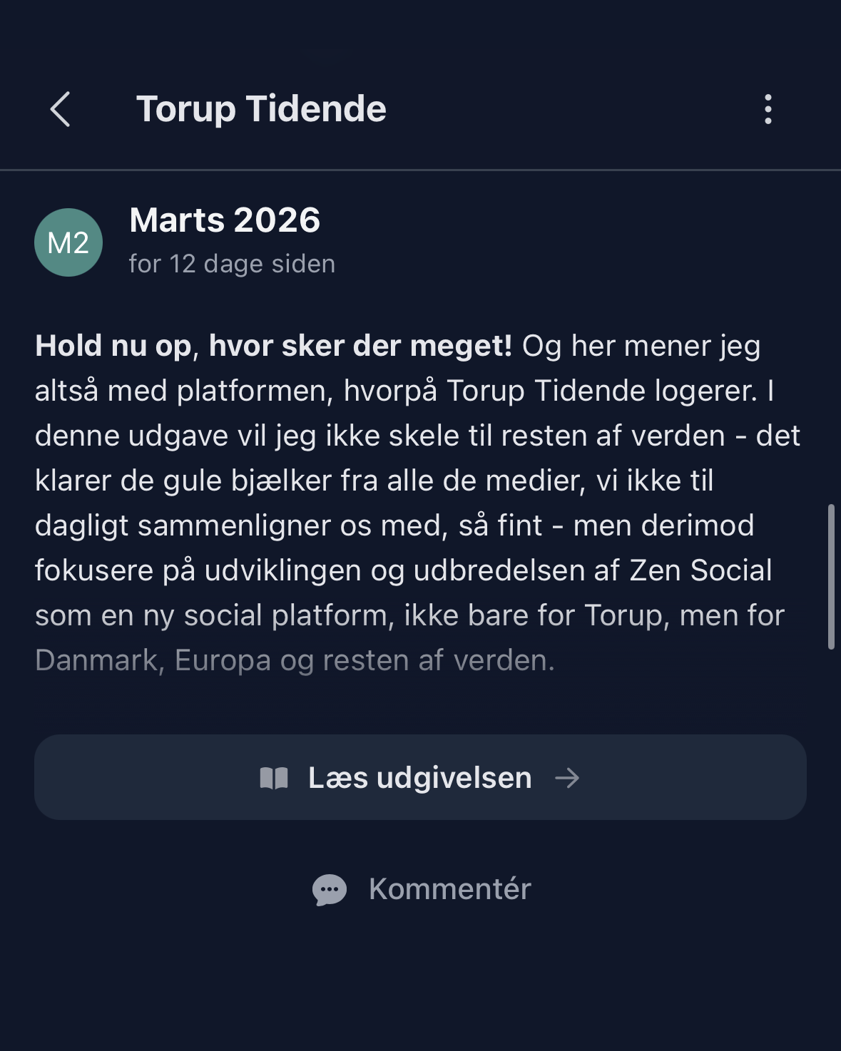 Hold forbindelsen levende