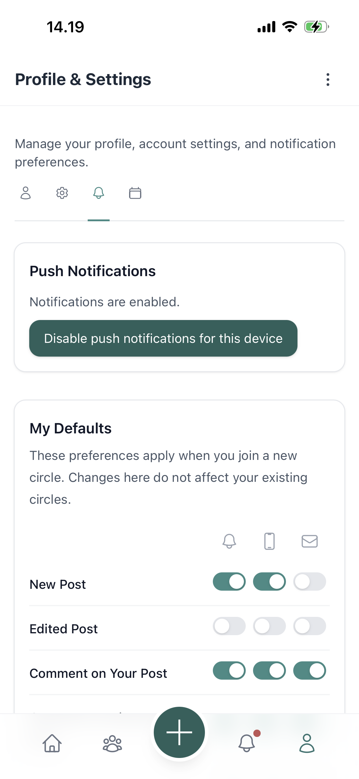Notifications